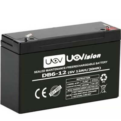Batteri åtelkamera eller foderspridare 6V / 12AH batteri