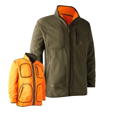 Deerhunter Gamekeeper Bonded Fleecejacka - vändbar