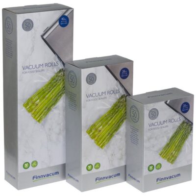 Räfflade vakuumrullar 2-pack 6m/rulle