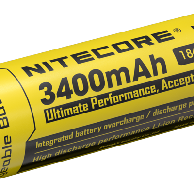 Nitecore  battery 18650 3400mAh rechargable