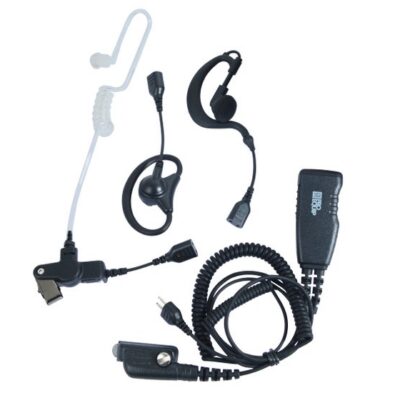ProEquip PRO-U650SA Headset, 4-i-1, 3 öronbyglar/Peltor, Svart PTT